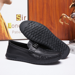 2025 Лидер продаж мужская обувь из натуральной кожи мужская повседневная обувь без шнуровки модная обувь на мягкой подошве Gommino обувь для вождения с индивидуальным логотипом - Product Image 3