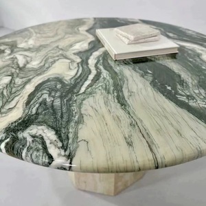 <strong>Round</strong> <strong>Dining</strong> Room Marble Dinning <strong>Table</strong> Set Marble Top Travertine Side Coffee <strong>Table</strong> Marble <strong>Dining</strong> <strong>Table</strong> - Product Image 4