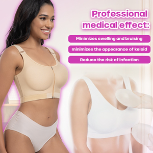 Post-Op Stage 1 Faja Vest Augmentation mammaire Compression Garment Shapewear Bra Tops avec <span class=keywords><strong>ceinture</strong></span> de réglage - Product Image 6