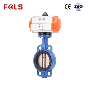 Envío Rápido, Actuador Neumático de Doble Acción de Hierro Fundido con Asiento de Goma EPDM, DN50-DN200 PN16 - Product Image 2