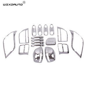 Accesorios Cromados para Automóviles WZXD, Juego Completo de 25 Piezas, Adhesivos para Carrocería, Kits de Cromo ABS para FJ150 2010 - Product Image 1