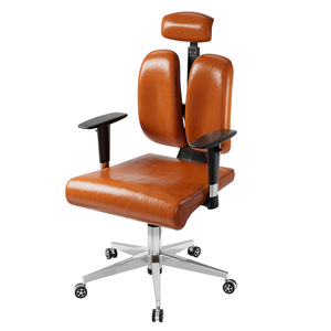 Silla de Oficina Ergonómica con Reposabrazos Ajustables y Diseño de Respaldo Doble para Uso en el Hogar y la Oficina - Product Image 2