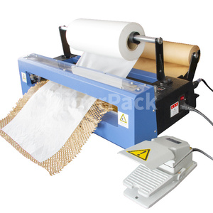 <span class=keywords><strong>Nouveau</strong></span> produit Machine automatique de coussin d'emballage en papier kraft nid d'abeille Machine à coussin d'air - Product Image 1
