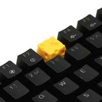 Personnalité fromage conception jaune 3D clavier mécanique unique bricolage keycaps