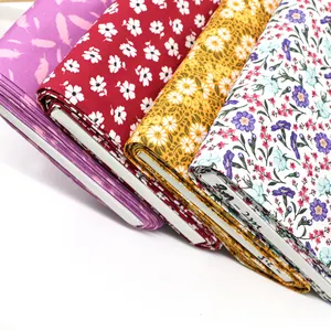44'' No MOQ Floral Sewing Fabrics No MOQ Fabrics For Sewing Wholesale Patchwork Fabric For Quilts