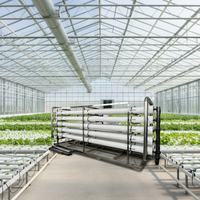 Système de traitement d'eau par osmose inverse agricole 50 TPH avec pompe PLC, récupération élevée, élimination du sel, usine d'osmose inverse pour l'irrigation des grandes exploitations