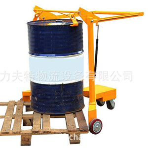 รถยกถังเหล็ก DJ365B รับน้ำหนัก 200 กก. พร้อมล้อทำจากยาง สำหรับขนย้ายถังสารเคมี - Product Image 4