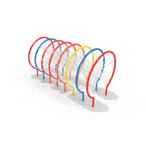 Structure d'arche aquatique en fibre de verre personnalisable pour parcs aquatiques et piscines, avec jets d'eau arc-en-ciel, pour la vente en gros - Product Image 1