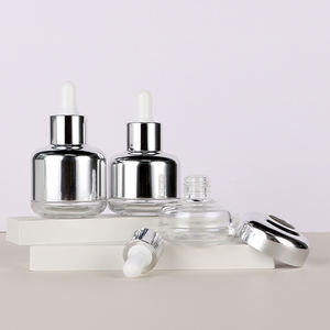 Venta al por mayor 20ml 30ml 40ml 50ml 60ml botella de aceite esencial de plata impresa personalizada - Product Image 4