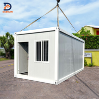 Casas Modulares Prefabricadas Desmontables de Estilo Moderno para Vivienda Portátil, Tipo Contenedor