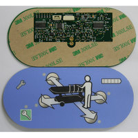Autocollant Lexan en Polycarbonate imperméable, soie, panneau de contrôle imprimé, Membrane, superposition de pantalon, acrylique, OEM personnalisé, Air de mer