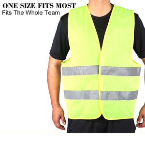CITICITY เสื้อกั๊กสะท้อนแสงสีเหลืองโพลีเอสเตอร์ ANSI คลาส 2 EN ISO 20471 คลาส 2 พร้อมแถบสะท้อนแสง - Product Image 4