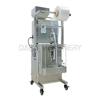 Machine d'emballage verticale compacte multifonction économique pour sachets, granulés et poudres