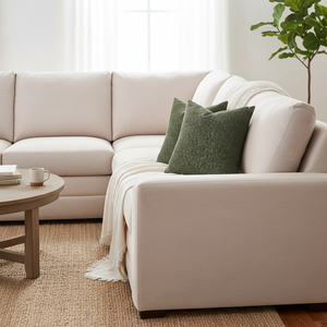 Set di 2 Copricuscini Decorativi in Ciniglia e Lino 18x18 Pollici, Stile Rustico Texturizzato per Letto, Divano o Soggiorno - Product Image 3