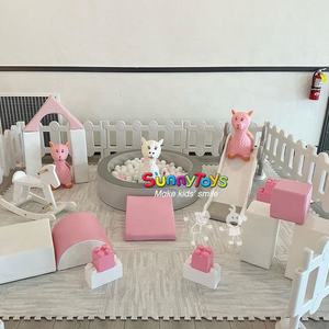 แพคเกจสีชมพู พื้นที่เล่นที่ปลอดภัยสําหรับเด็กวัยหัดเดินใกล้ฉัน uk ขายส่งอุปกรณ์เช่าปาร์ตี้ - Product Image 2