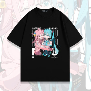 เสื้อยืดแขนสั้นผ้าฝ้ายลาย Lonely Rock Poky Sauce สำหรับผู้ชาย ทรงหลวม ไหล่ตก เสื้อครึ่งแขนสำหรับฤดูร้อน - Product Image 1