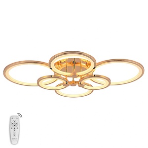 Lámpara de techo LED redonda estilo atenuación acrílico, Superfina, 75cm de diámetro, 150W, buena oferta - Product Image 2