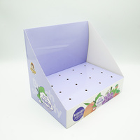Présentoir de Comptoir Personnalisé en Carton Imprimé Fruits de Dessin Animé, Boîte Plate Auto-érectible en Carton Écologique Recyclable, Taille Personnalisée, Complet