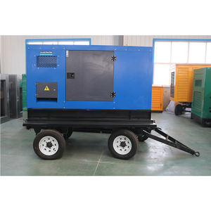 Générateur diesel commercial 40 kW 50 kVA triphasé, mobile, silencieux, automatique et insonorisé - Product Image 4