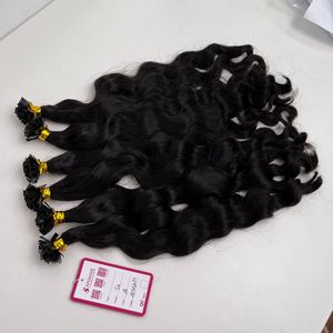 Extensiones de Cabello Humano Virgen Vietnamita con Punta Plana Ondulada, Pre-Adheridas con Queratina K-Tip Remy, la Mejor Calidad para Exportación - Product Image 5