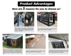 บ้านสำเร็จรูปขนาดเล็กสวนหลังบ้าน - Product Image 3