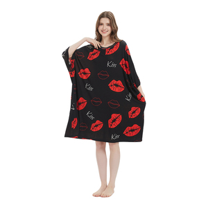 <span class=keywords><strong>Camicia</strong></span> da <span class=keywords><strong>notte</strong></span> personalizzata per donna <span class=keywords><strong>camicia</strong></span> da <span class=keywords><strong>notte</strong></span> a manica corta girocollo Sexy per ragazze che dormono per dormire - Product Image 4