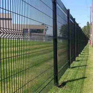 Thiết kế hiện đại nhà ngoài trời 3D cong hàn dây thép lưới Bảng điều khiển Nhiệt PVC vườn hàng rào cong hàn dây lưới an ninh hàng rào - Product Image 1