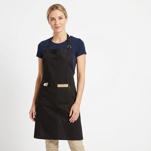 Heavy Duty Canvas <b>BBQ</b> Apron with Multiple Tool Pockets, Adjustable Straps, Ideal for Grilling Outdoors Hotel Uniforms Apron - Product Image 4