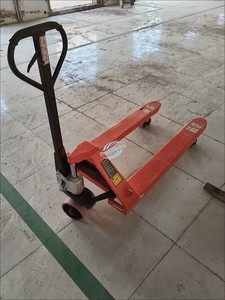 High Strength Manual Winch Device, 80mm Mobile Manual Stacker Forklift, Anti <b>Slip</b> <b>Nylon</b> PU Wheels, Suitable For Rough Road Outdo - Product Image 2