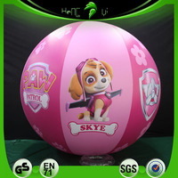 Ballon de plage gonflable géant SPH avec un chien mignon