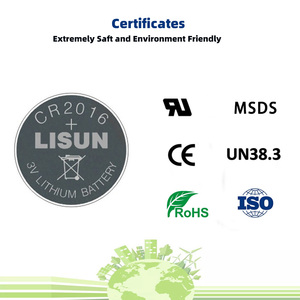 Đồ chơi điện tử và hộ gia đình tiện ích CR2016 CR2025 CR2032 nút di động tiểu pin với CE ROHS Un ul giấy chứng nhận - Product Image 2