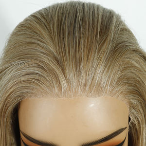 วิกผมสังเคราะห์ลูกไม้ด้านหน้าแบบไม่มีกาวทนความร้อนมีเส้นใยเปิดวิกผมสังเคราะห์ไร้กาวต่อการดึง HD จากสวิส - Product Image 4