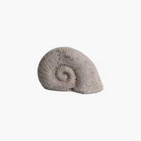 Estatua de amonita de arcilla terracota de estilo nórdico minimalista, estilo moderno que embellece cualquier mesa.