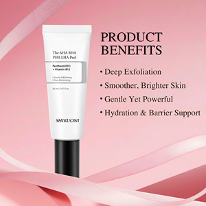 Özel AHA BHA PHA Exfoliating jel kaldır kir derin temizlik nemlendirici parlatıcı yüz soyma jel - Product Image 5