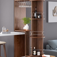 Meubles Modernes de Salon de Meuble De Rangement De Vin Utilisation Pliable Café Compteur de Barre à la Maison