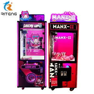 Heiße Münzbetriebene Spiele Retro-Simulator Spielzeugpuppe-Klauenspielmaschine mit Rechnungseingang Ufo-Catcher Arcade-Klauemaschine zu verkaufen