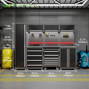 Armoire à outils de <span class=keywords><strong>garage</strong></span> robuste RW, établi métallique, armoires de rangement pour <span class=keywords><strong>garage</strong></span>, chariot à outils avec roues, OEM - Product Image 2