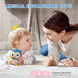 Jouets musicaux en plastique pour bébé Hibou électronique sons et lumière Jouets musicaux pour enfants Développement éducatif précoce - Product Image 2