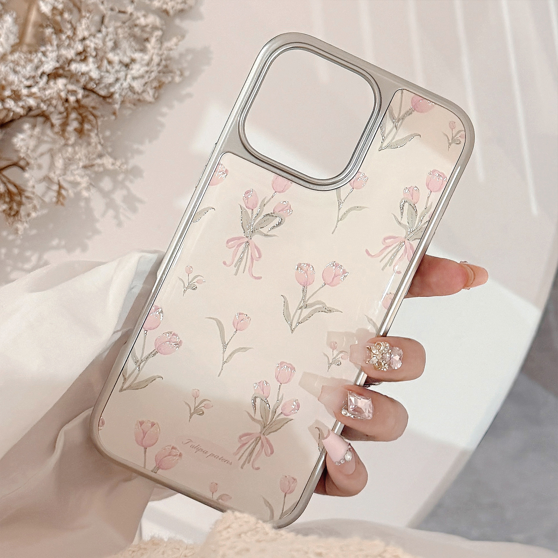 Silver-edged pink turmeric