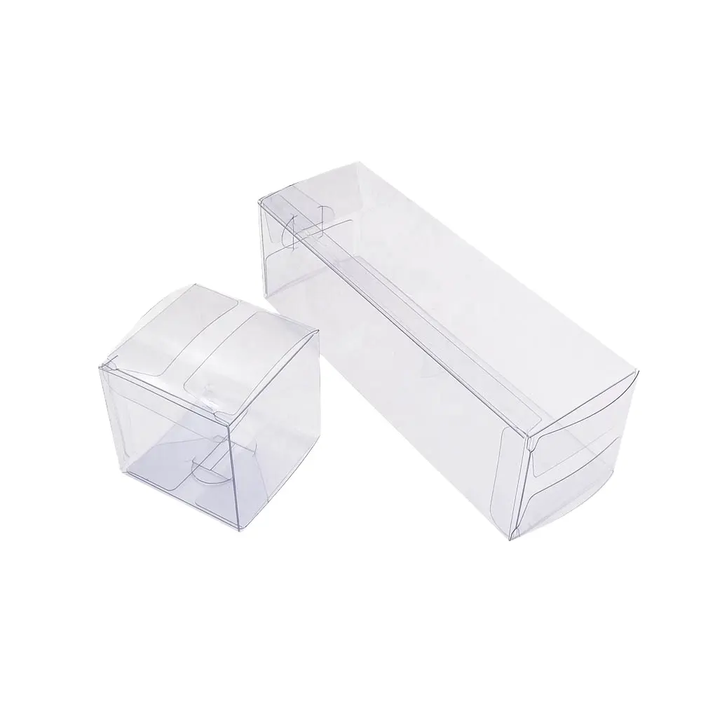 Boîte en plastique PVC pliable et transparente, en PET, idéale pour cadeau personnalisé