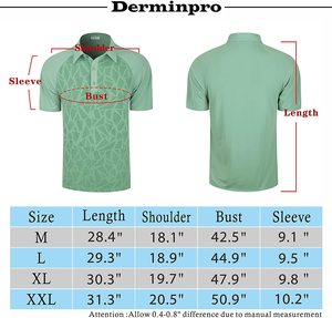 Liquidation hommes été <span class=keywords><strong>Golf</strong></span> chemises géométrique respirant à manches courtes séchage rapide Polo t-shirt homme garçon pour hommes sport décontracté - Product Image 6