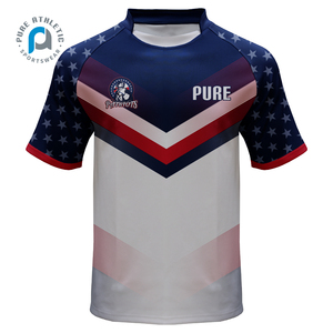 PURE Rugby League Uniforme 100% Polyester Rugby Jersey Chemise À Séchage Rapide Sublimé Impression Rugby Formation Chemise Hommes Survêtement - Product Image 2