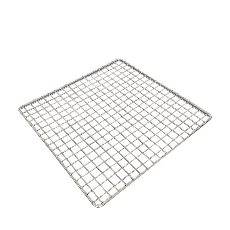 Stainless steel wire bakery cooling rack for half sheet pan baking tray