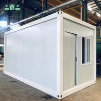 Maison de conteneur de bureau portable de luxe prête à l'emploi de 20 pieds Architecture préfabriquée de camp pétrolier