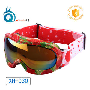 Xq-Hq Lunettes de ski pour enfants Xh-030, double couche anti-buée, grande lentille sphérique, unisexe, pour l'extérieur, en TPU, taille unique - Product Image 2