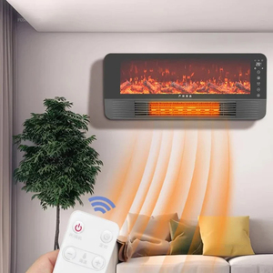 Lámparas LED Decorativas con Llama, Simulación de Chimenea, Calefactor, Ventilador Cálido, de Pie o de Pared, con Control Remoto, Chimenea Eléctrica - Product Image 2