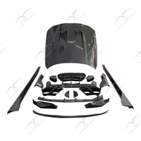 Modification de voiture, style MP, lèvre avant en fibre de carbone, jupe latérale, diffuseur arrière, capot moteur pour BMW M3 G80, kit de carrosserie, mise à niveau