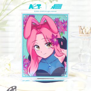 Yjacuing Alien Stage Rabbit Series Plaque d'art plastique 6,5 x 4,7 pouces, figurine anime scintillante officielle Alnst pour présentation sur <span class=keywords><strong>table</strong></span> - Product Image 2