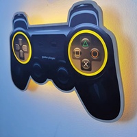 Lampe murale décorative d'ambiance pour console de jeu Télécommande tactile Dimmable Gaming Light