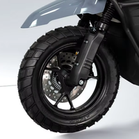 Scooter à essence 150cc à moteur sans balais CDI automatique haute performance pour trajets quotidiens, avec freins à disque et pneus de 12 pouces